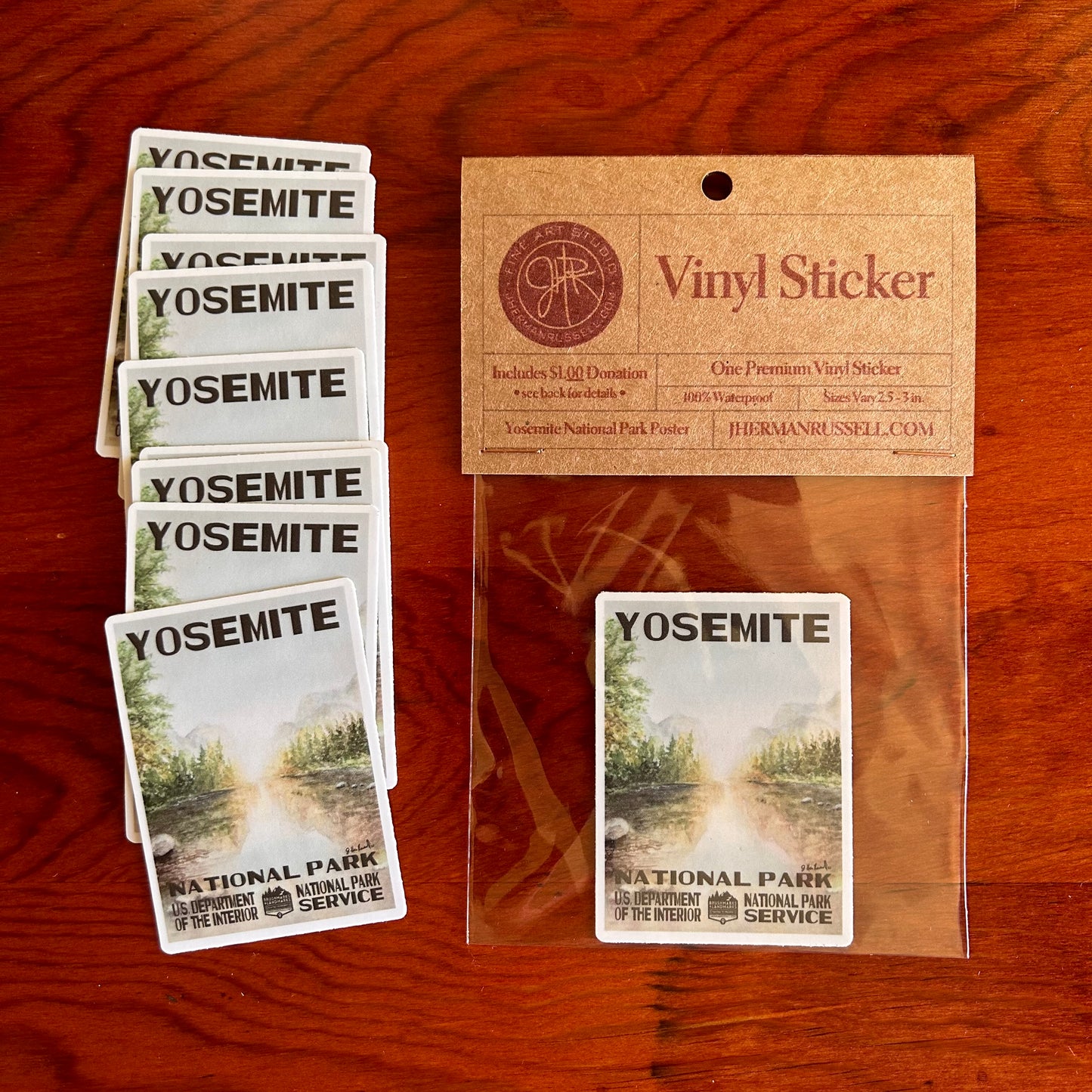 Yosemite National Park Sticker