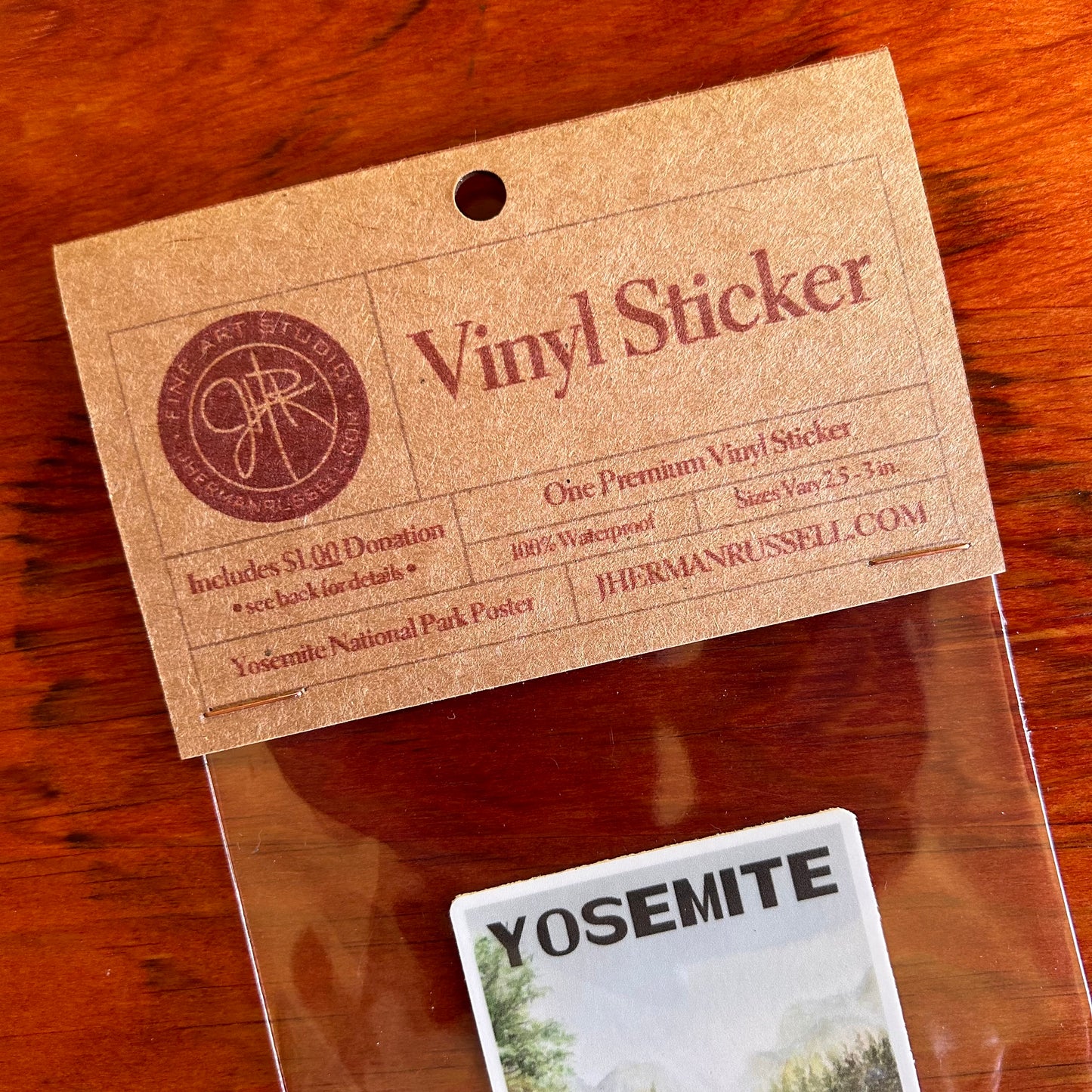 Yosemite National Park Sticker