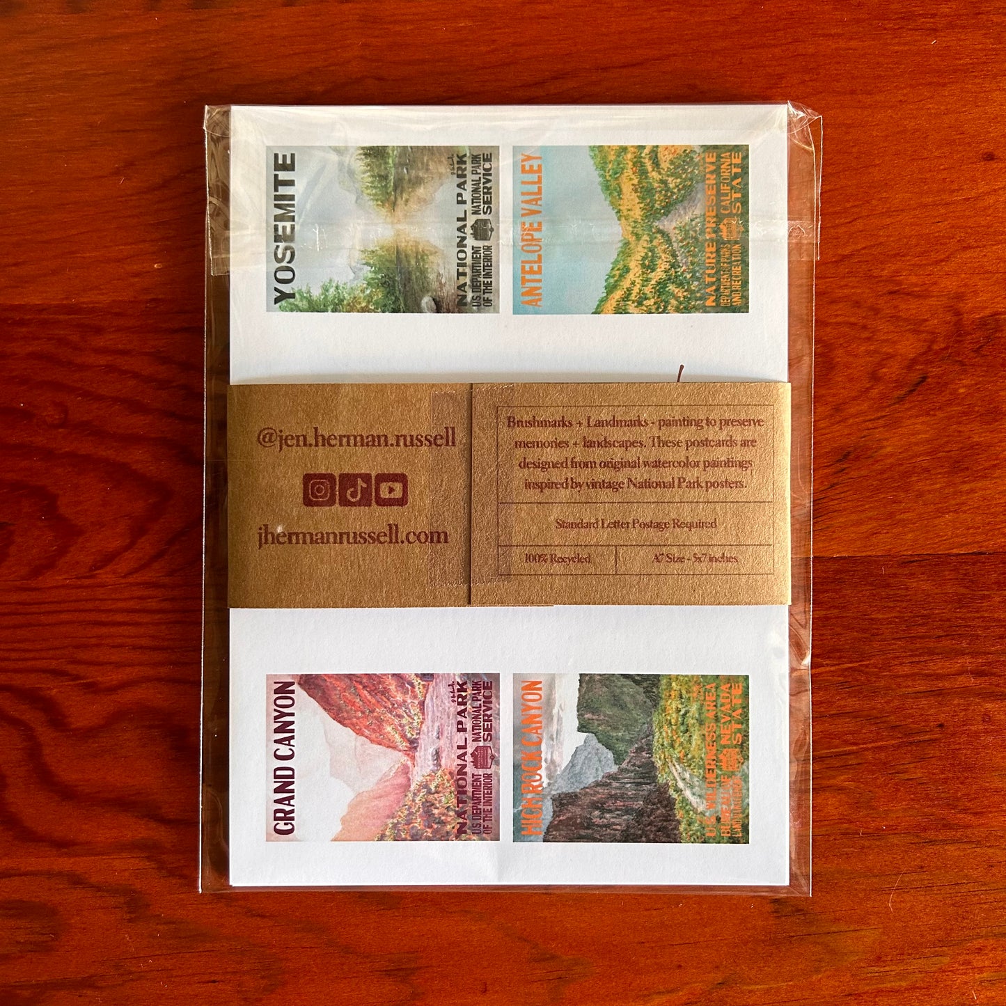 National Park + Landmark Postcard Set No.1 (8pk)