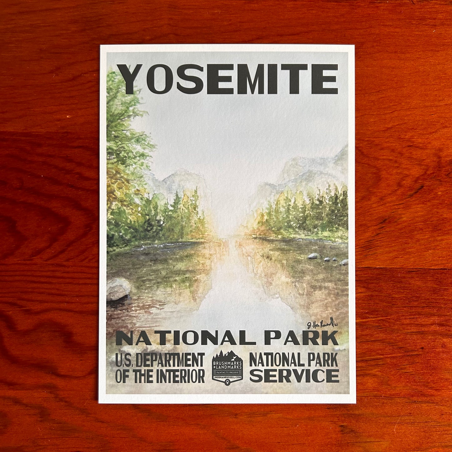 National Park + Landmark Postcard Set No.1 (4pk)