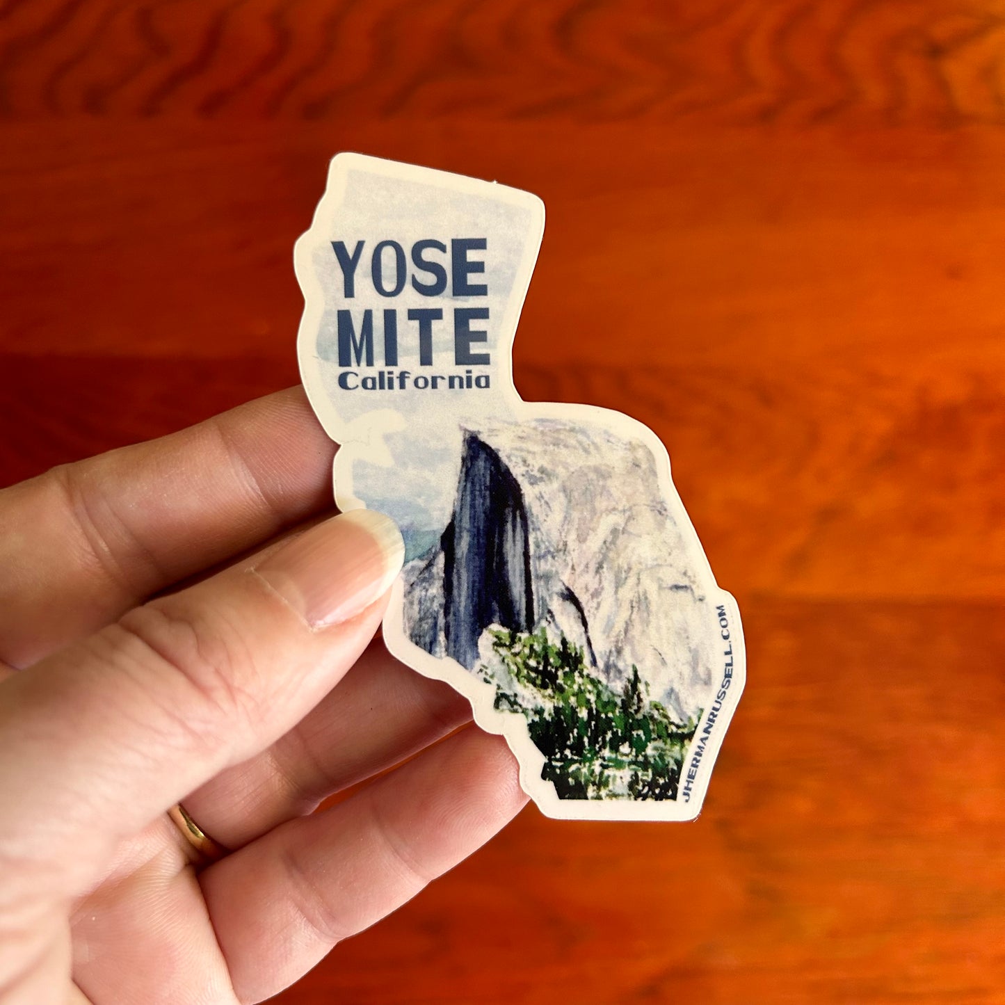 Yosemite National Park California Sticker