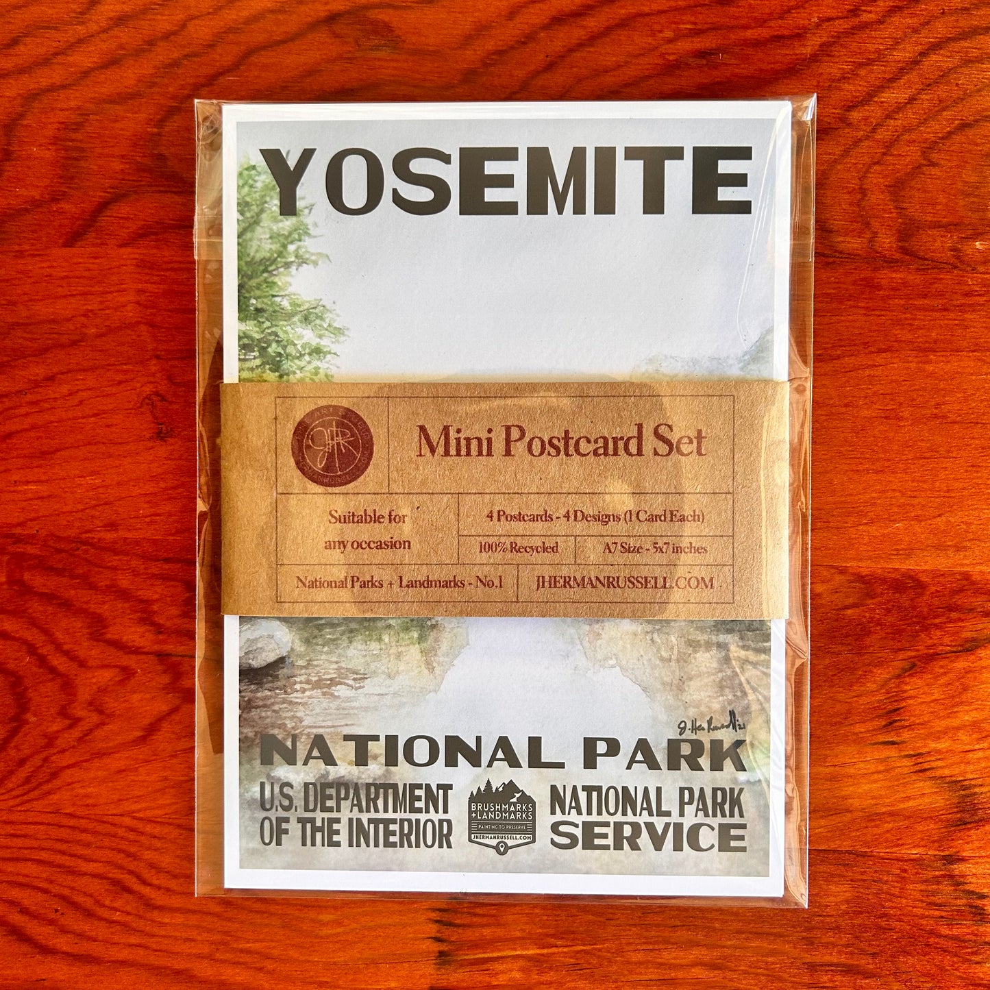 National Park + Landmark Postcard Set No.1 (4pk)